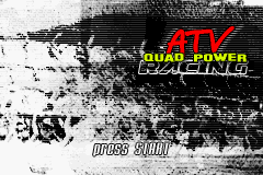 ATV - Quad Power Racing Title Screen